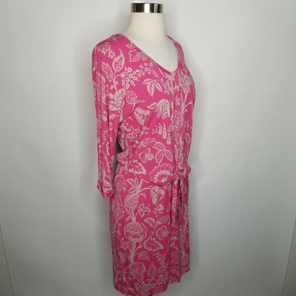 Tommy Bahama Copyrighted Print Jersey Tie Dress - Picture 4 of 7